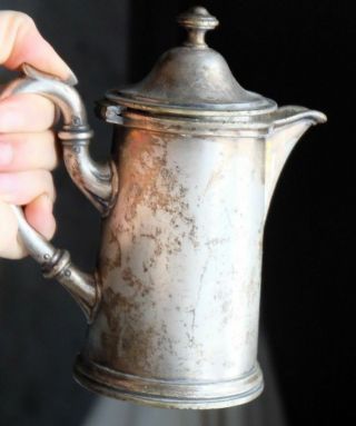 Warszawa Antique Silver Plated Coffee Pot 522,  4 Gr Vintage,  Norblin&co