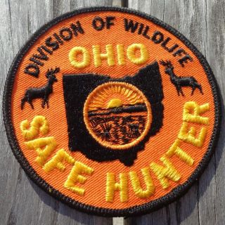 Ohio Division Of Wildlife Safe Hunter 3.  75 " Round Patch