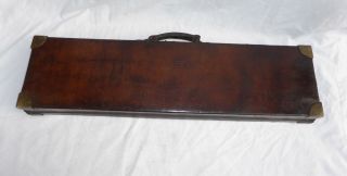 Antique Leather Gun Case Refit Project - James Adsett Canterbury