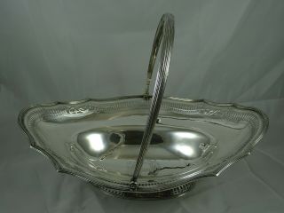Magnificent George Iii Solid Silver Cake Basket,  1788,  867gm