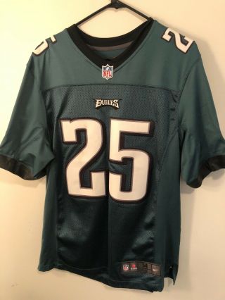 Philadelphia Eagles Lesean Mccoy 25 Jersey By Nike Size M Stiched On Field