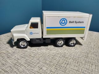 Vintage Ertl Bell Systems Delivery Box Truck Pressed Steel Toy Vehicle