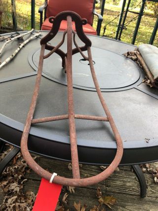 Vintage Iron Made In England Saddle Rack