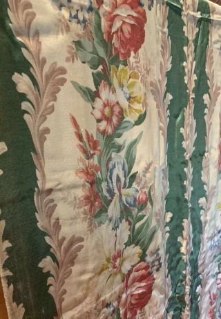 6 Fabulous Vintage Tailor - Made And Lined 23” X 88” Drape Panels