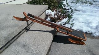 Cannon Ball Hunt Helm Ferris Antique Ice Snow Scooter Skee - Bob,  1920s,  Item