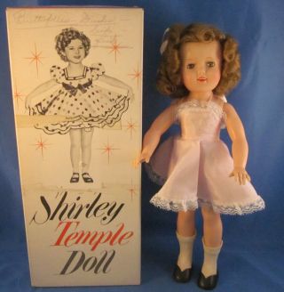 Vintage 12 Inch Ideal 1960s Shirley Temple Doll In Outfit
