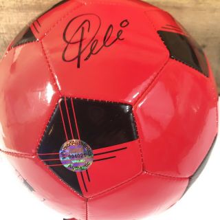 Pele Autographed Hand Signed Soccer Ball W/ Authenticated Auto