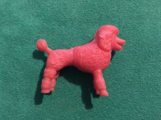 Pink Poodle No Leash Htf Vintage Topper Dawn Doll Rubber Accessory