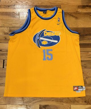 Men’s Vintage Nike Rewind Carmelo Anthony Denver Nuggets Basketball Jersey 4xl