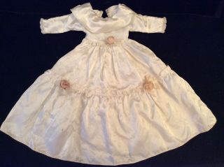 Vintage Madame Alexander Bride Dress For 14 " Hard Plastic Composition Doll