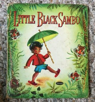 Vintage 1950 Little Black Sambo Whitman Tell A Tale Suzanne