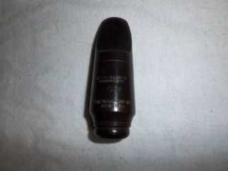 Vintage Woodwind Co.  York Steel Ebonite G5 Hard Rubber Alto Sax Mouthpiece