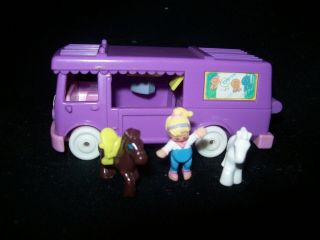 Euc 100 Complete Vintage Polly Pocket Stable On The Go 1994