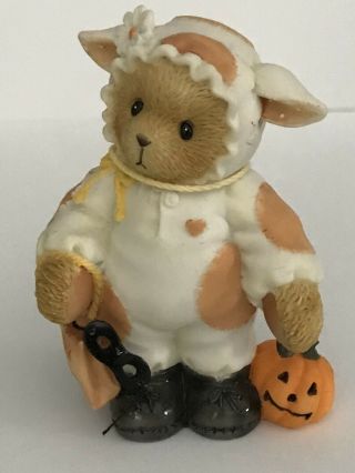 Vintage Cherished Teddies Ilse " Have A Moo - Velous Halloween " 2005 Figurine