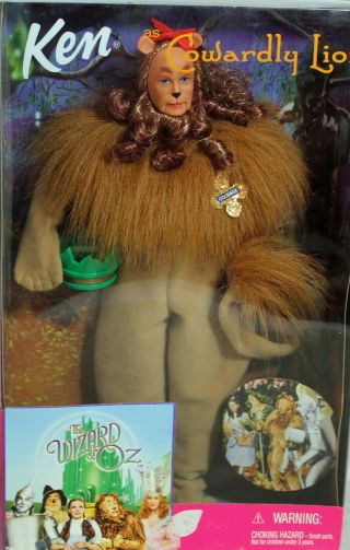 Barbie 25814 Ln Box 1999 Wizard Of Oz Ken As Cowardly Lion