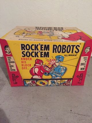 Rockem Sockem Robots Vintage