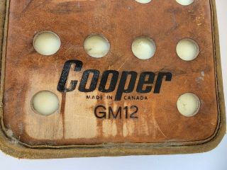 Vintage Rare Cooper GM12 Pro Sr Ice Hockey Goalie Blocker - Right hand 2