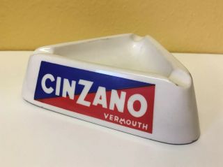 Vintage Cinzano Vermouth Ceramic Ashtray Schieffelin Company Italy