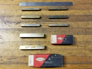 Vintage Cle - Max Momax Solid Cobalt Lathe Machinist Milling Tool Bits ☆usa