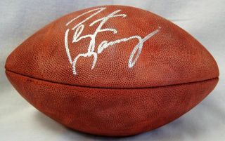 Peyton Manning Psa/dna Autographed Wilson " The Duke " Bowl Xli Football