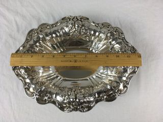 Reed & Barton Francis I Sterling Silver Large Oval Footed Vegetable Bowl X566F 2