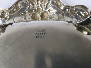 Reed & Barton Francis I Sterling Silver Large Oval Footed Vegetable Bowl X566F 3