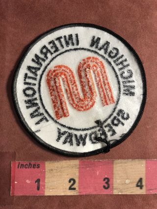 Vintage MICHIGAN INTERNATIONAL SPEEDWAY Car Race Track Patch 98U4 2