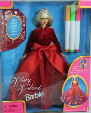 Barbie 20528 Ln Box 1998 Very Velvet Doll