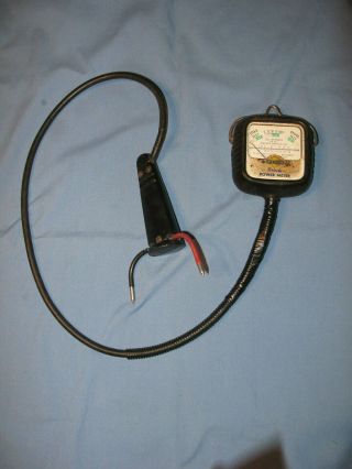 Vintage Sunoco Gas Station Battery Service Tester Power Meter
