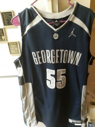Nike Jordan Brand Mens Size Xl,  2 Georgetown Hoyas Roy Hibbert Stitched Jersey