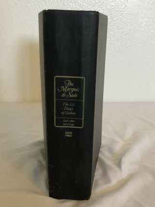 The Marquis De Sade / The 120 Days Of Sodom And Other Writings 1966 Vintage