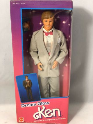 1985 Mattel Barbie Dream Glow Ken 2250 Nrfb