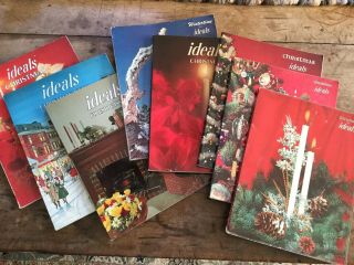 8 Vintage Issues Of Ideals Magazines - Last 6 Of My Christmas Issues