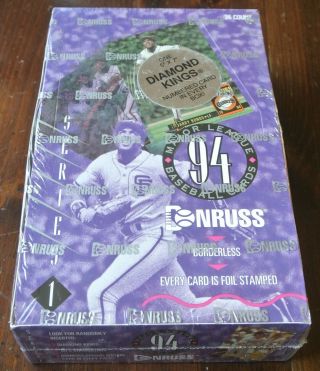 7 Factory Boxes Of 1994 Donruss Baseball Series 1 Box (36 Pack Per Box)