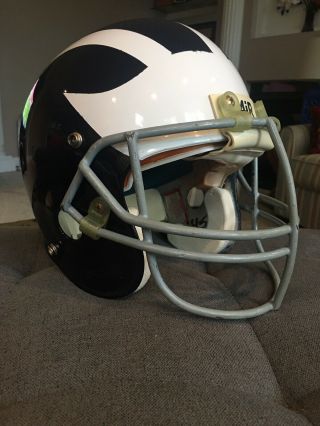 Vintage All American Air Football Helmet Model 1995 White Sz Adult L Usa Made
