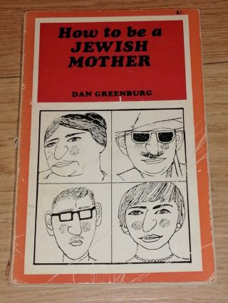How To Be A Jewish Mother Dan Green Burg - Wolfe Publishing Ltd - Barry Fantoni