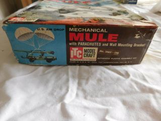 Vintage ITC Model Craft U.  S.  Air Drop Mechanical Mule Model Kit No.  3665 - 198 2