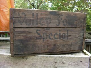 Antique Adam Scheidt Valley Forge Wood Advertising Beer Crate Box