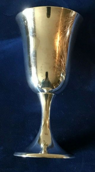 Gorham 272 Sterling Silver Water Wine Goblet No Monogram 6 - 1/2 Inches 3
