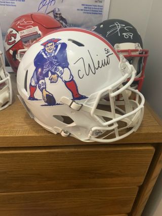 Chase Winovich Autographed Full Size Helmet,  England Patriots,  Beckett
