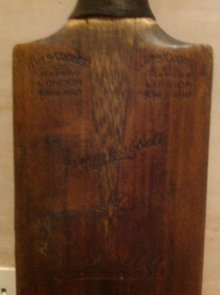 James Cobbett Ltd Makers County London Vintage Cricket Bat