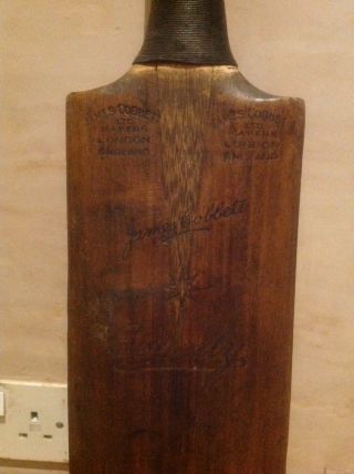 James Cobbett Ltd Makers County London Vintage Cricket Bat 2