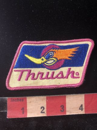 Vintage Car Related Thrush Hot Rod Mufflers Auto Parts Patch S99z
