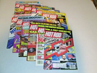 Vintage Hot Rod Magazines 1987 All 12 Issues Very Good -