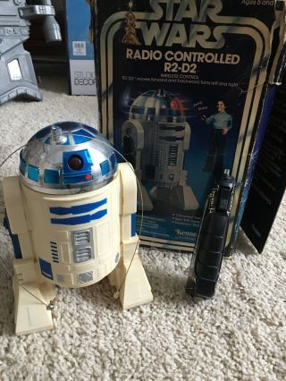 Vintage 1978 Kenner Star Wars Radio Controlled R2 - D2 W/ Box Remote