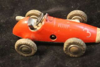 Vintage Schuco Angem Dbgm 1040 Micro Racer Us - Zone Germany Red Car 3 1/2 " Runs