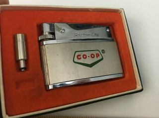 Vintage Brother - Lite Gas CO - OP coop advertising lighter 2