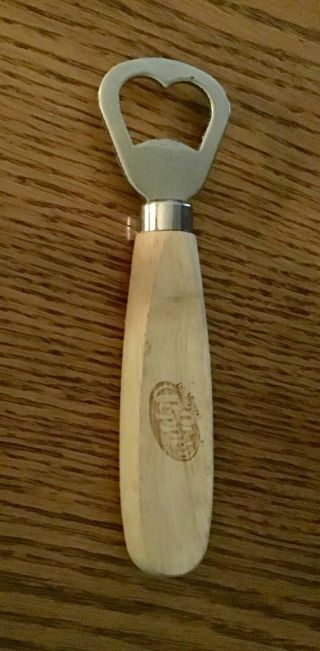 Vintage? Rare Dr.  Pepper Wood Handle Bottle Opener 6” Long