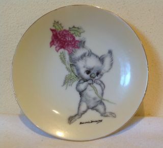 Vintage Brownie Downing Baby Koala Plate