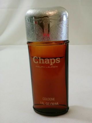 Vintage Chaps By Ralph Lauren Cologne Splash Men 1 Fl.  Oz.  30 Ml 80 Full